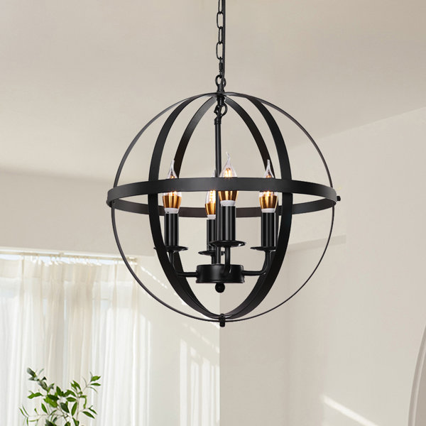 Williston Aerian 4 Light Globe Chandelier & Reviews Wayfair